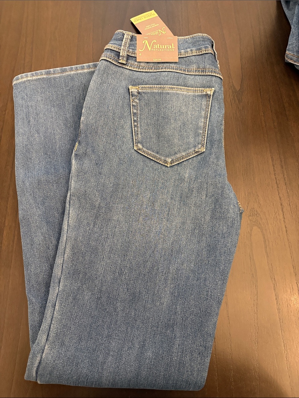 Natural Reflections women’s Light Blue Straight-Leg Jeans